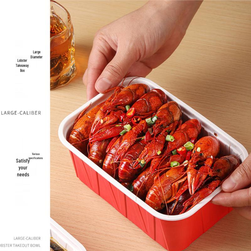 Disposable Plastic Food Container with Lid