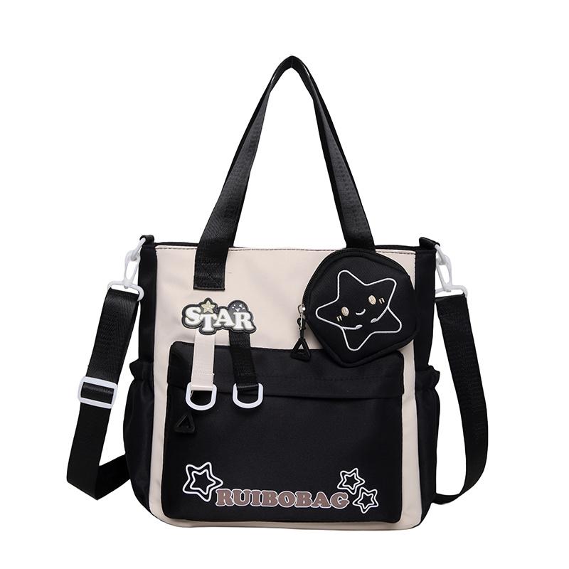 Versatile Teen Girls Handbag with Cartoon Coin Purse  Cute Cartoon Shoulder Bag  Super Cool Crossbody Bag
