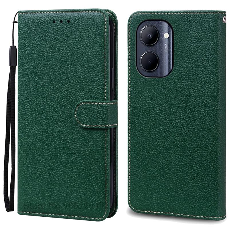 Für Realme C33 Hülle Leder Klapp-Brieftaschenhülle Für Realme C33 Hülle Handyhülle Brieftasche Buch Coque Fundas Shell