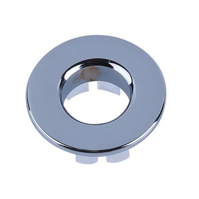 Bathroom Gadgets Bathroom Basin Sink Overflow Insert Cover Brass Six Foot Ring Bathroom Product