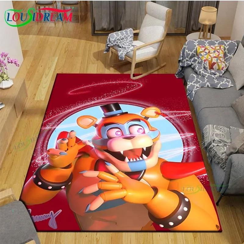 

Horror Games Five Nights Bear Printed Carpets Children s Room Living Room Decoration Carpets for Bed Room Rug Anime Rug 40x 60cm