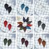 Fashion Boho Handmade Leather Leaf Shape Waterdrop Dangle Ear Earrings Hook Womens Jewelry