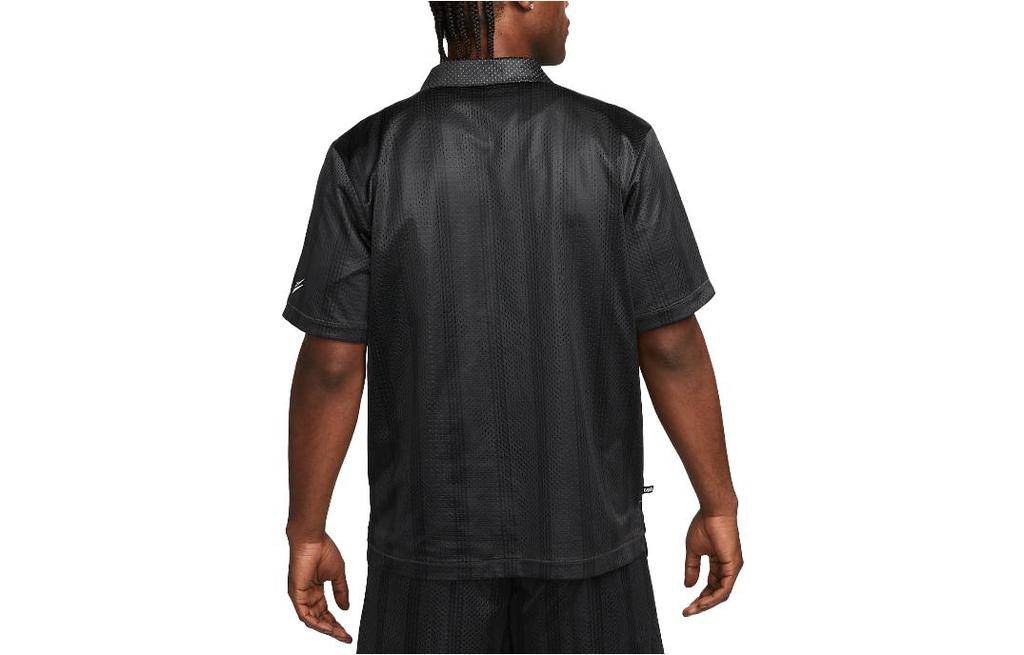 Nike T Shirts Men's Black Moderate Straight Fit