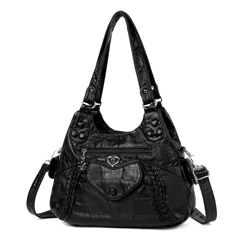 Damen Einzelschultertasche 2025 Sommer Weiches Leder Designer Handtasche Marken Tragetasche Große Kapazität Lässige Damenhandtaschen