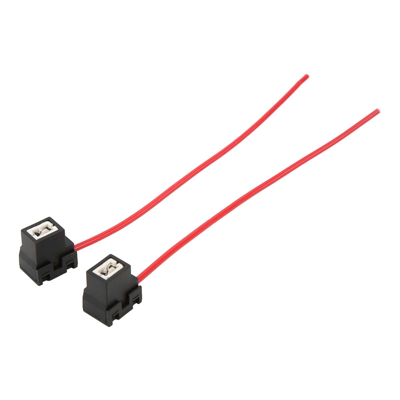 

2PCS Light Bulb H1 Female Socket Elbow Plug and Play with 1mm Wire Harness for DC 12V24V