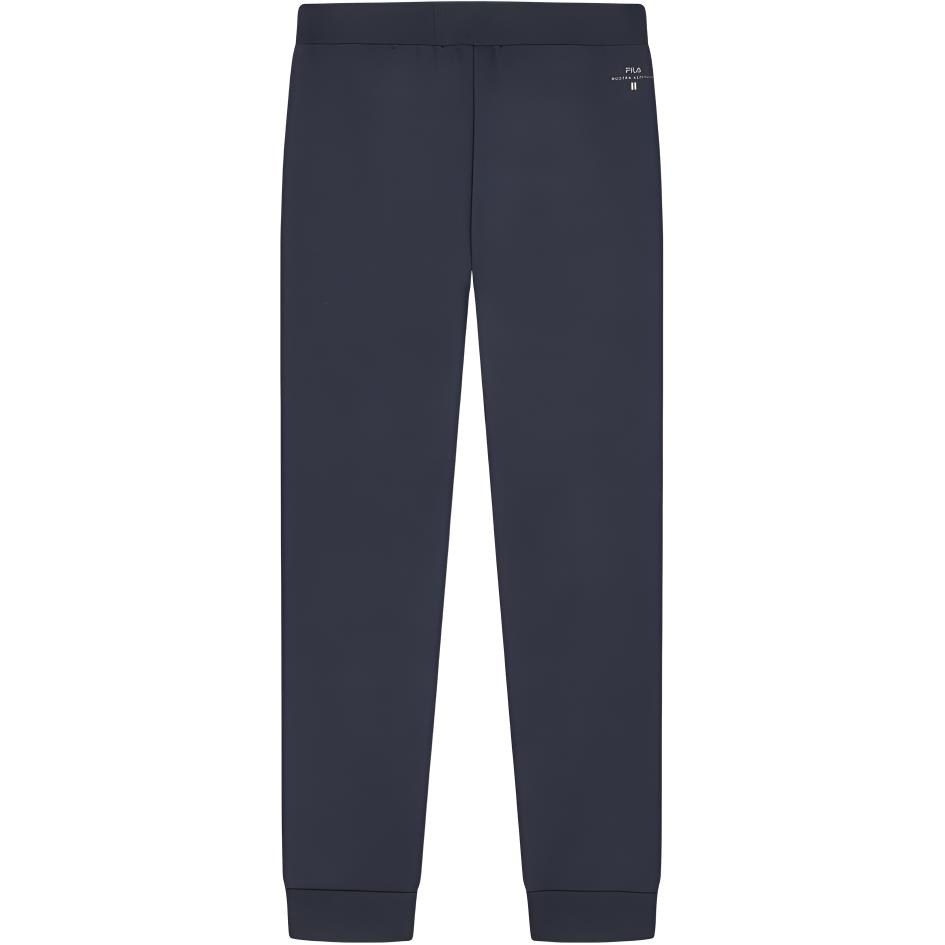 FILA Solid Color Mid Waist Tapered Knit Sports Pants Men Bottoms Legendary-Blue F11M411605F-NV