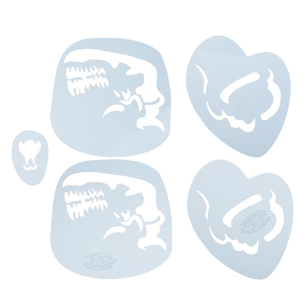 Paint Template For Halloween Festival Makeup