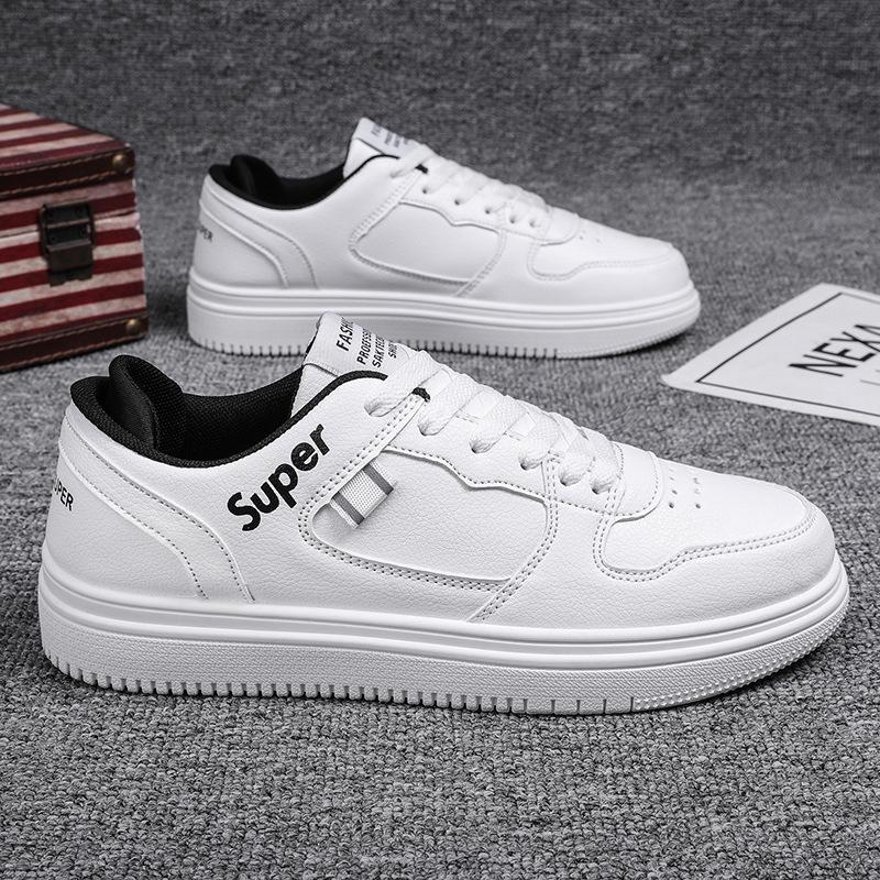 Malé bílé boty pánské boty podzimní všestranné prodyšné sportovní trendy boty chlapecké trendy boty ležérní boty pánské