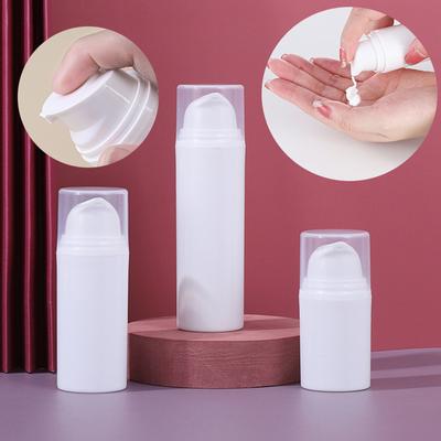 15/30/50ml Leere Airless Pumpflaschen Mini Lotion Vakuum Kosmetikbehälter Frauen Make Up Reise Emulsion Flasche