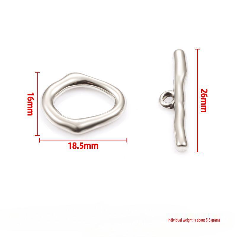 Colorfast Stainless Steel OT Clasp for DIY Jewelry: Pearl Necklace & Bracelet Connector