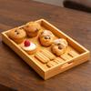 Rectangle Bamboo Tray Stylish Design Food Tray Multi-Purpose Fruit Tray  Kitchen Use