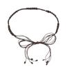 Boho Style Waist Rope Knitted Ethnic Style Handmade Women's Belt Leather Rope Wooden Beads Leisure Vacation Style Waist Rope