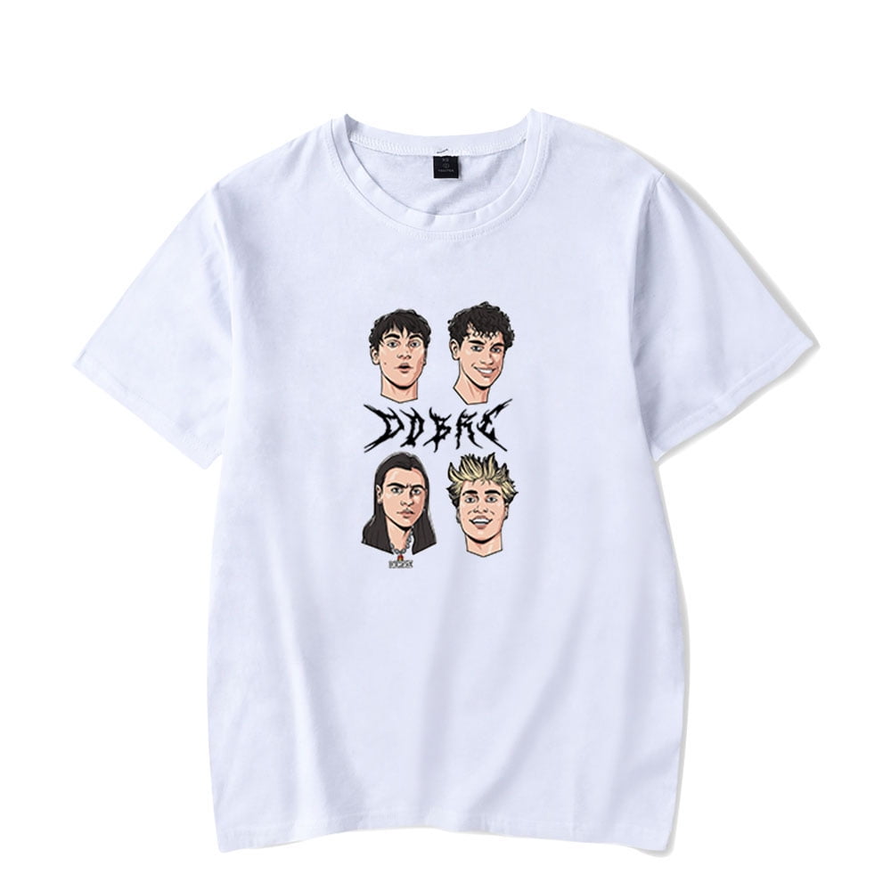 Dobre Brothers BAND Merch Módní tričko s krátkým rukávem a kulatým výstřihem pro léto, ležérní pánské tričko ze 100% bavlny