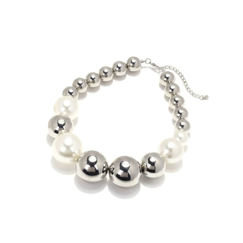 Fashion European and American Style Simple Necklace Elegant Artificial Pearl