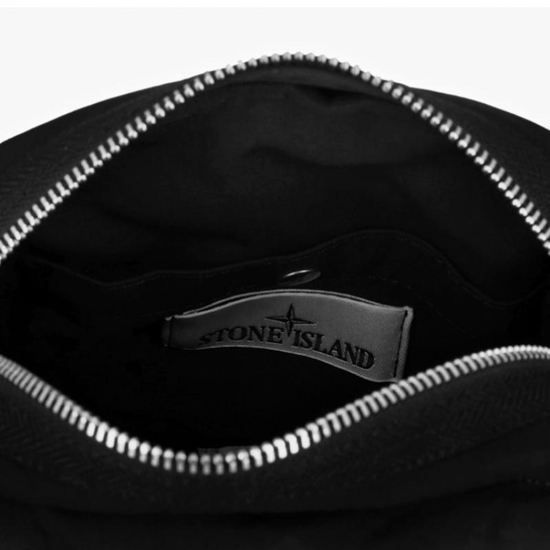 Stone Island Eco Nylon Compass Logo Embroidered Crossbody Bag K2s159200015 S0251 V0029