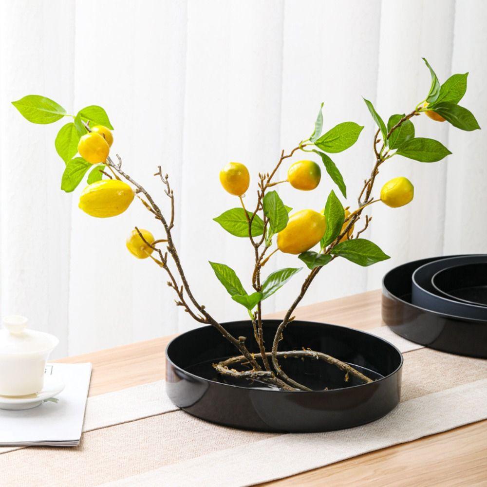 Large Flower Arrangement Tray Japanese Style Plastic Flower Tray Flower Container  Garden Courtyard
