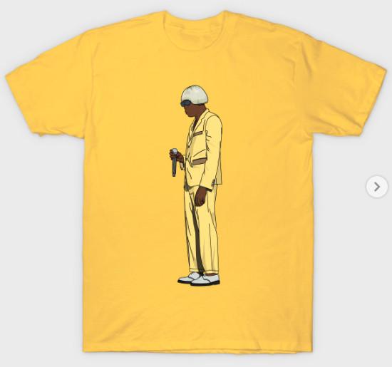 

Tyler the Creator IGOR Short Sleeve Mens Unisex S-3XL Yellow Fan Art Unisex T-Shirt XL