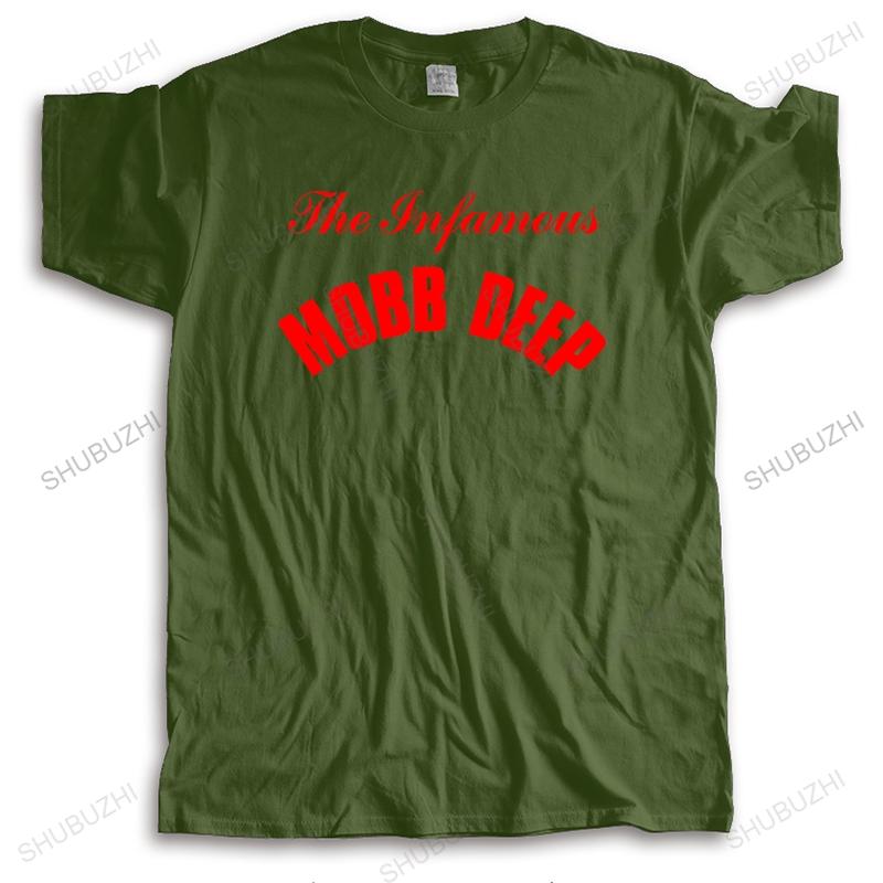 New Arrived Men Cotton Tshirt Summer Mobb Deep Infamous Fashion Brand Teeshirt Homme Tops Teeshirt Plus Size Drop Shipping