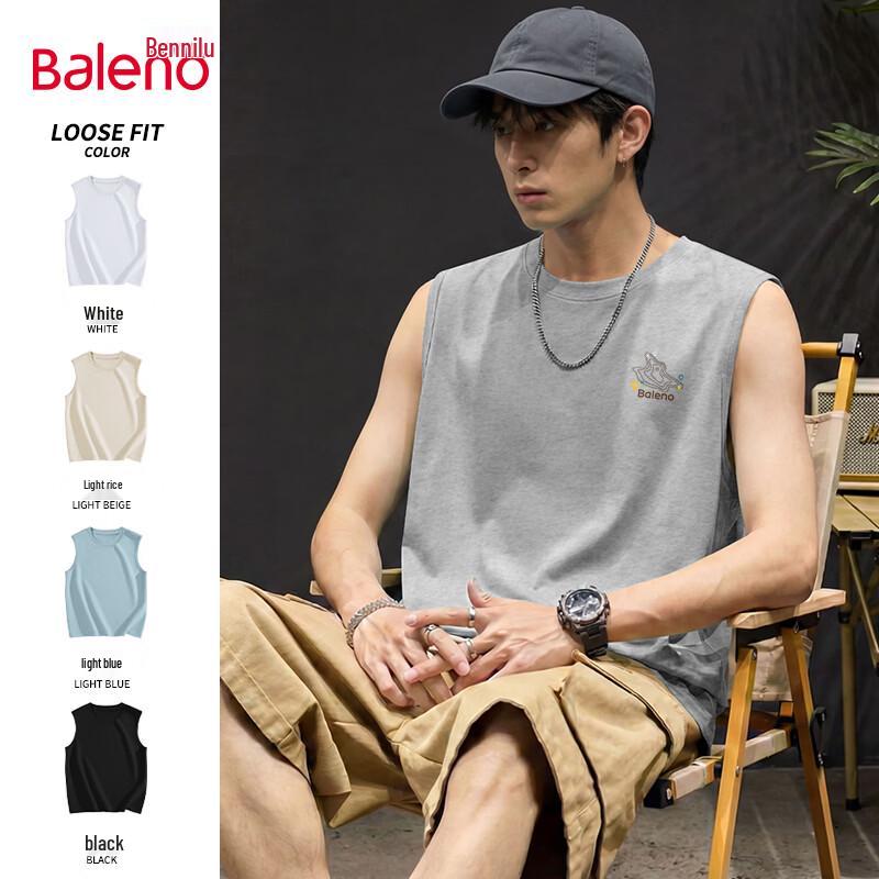 

Baleno Men s Heavyweight Cotton Sleeveless Tank Top 3XL