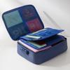 Fireproof Document Bag Multi-Layer Document Tickets Storage Bag with lock File Organizer Case Home Travel Passport Briefcase