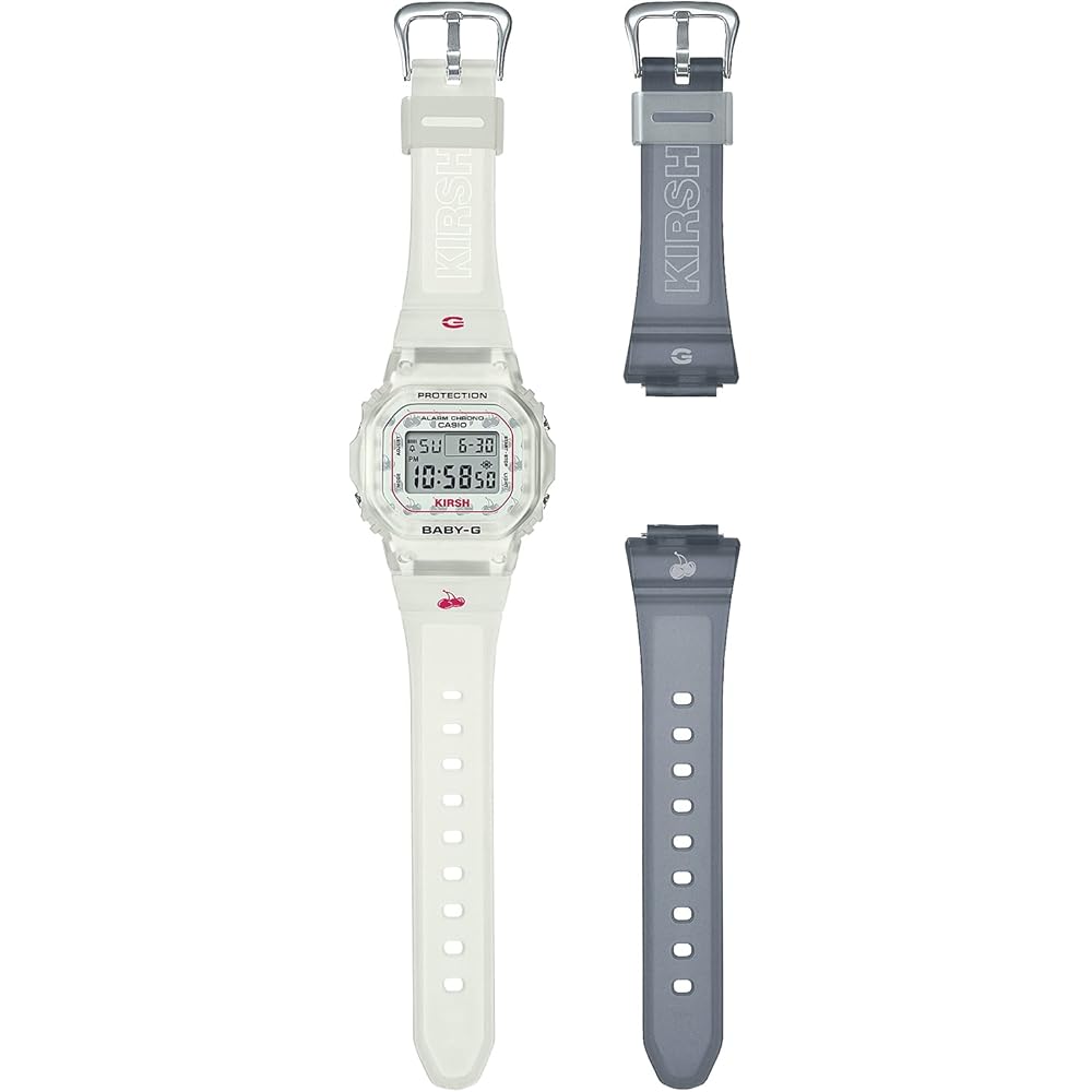 Baby-G Casio BGD-565KRS-7JR Women s White Skeleton Watch with Replacement Band and Box Set