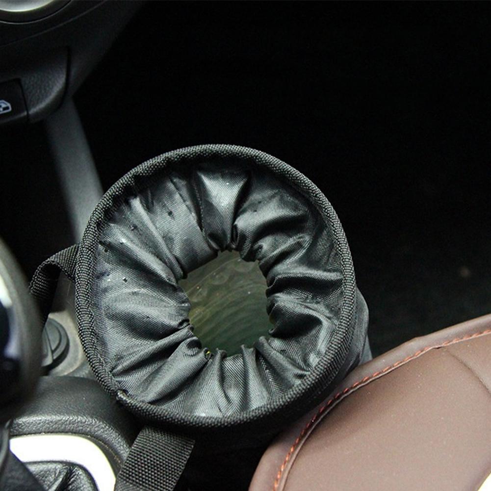 Car Storage Bags Seat Back Trash Hanging Litter Bag Container Cloth Oxford Rubbish Aste Storage Tools Cleaning Car Garbage V6K4