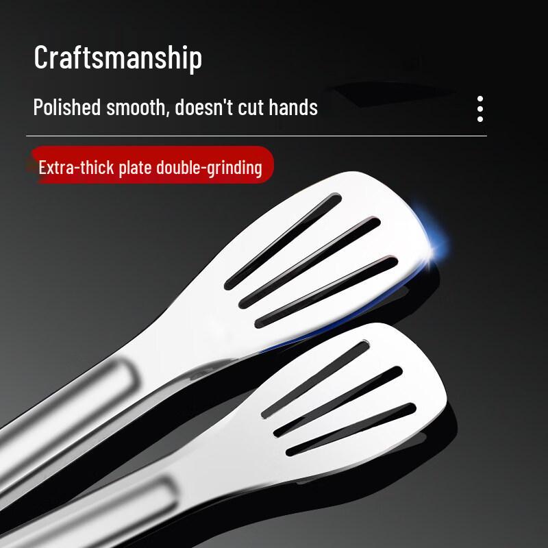 ZISIZ Stainless Steel Food Tongs