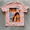 Summer Hot Sale Beabadoobee Inspired Graphic Tee Retro Music Unisex Hip Hop Streetwear Top Y2k Gothic Cotton Oversized T-Shirt
