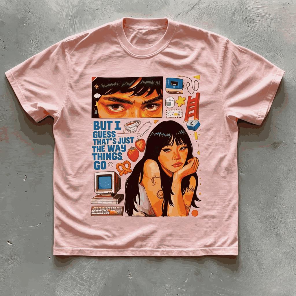 Summer Hot Sale Beabadoobee Inspired Graphic Tee Retro Music Unisex Hip Hop Streetwear Top Y2k Gothic Cotton Oversized T-Shirt