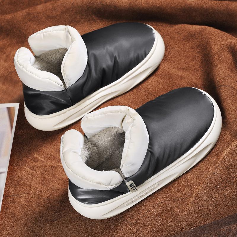 Winter Northeast Snow Boots Men's Fleece Thickened Bread Shoes Women's Cotton Shoes Warm Men's Shoes Snow Cotton Boots Couple 2025