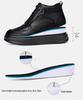 New British Style Mid-High Top Canvas Shoes: Lightweight, Breathable, Thick Sole, Hidden Heel, 10CM Casual Sports Shoes for Men