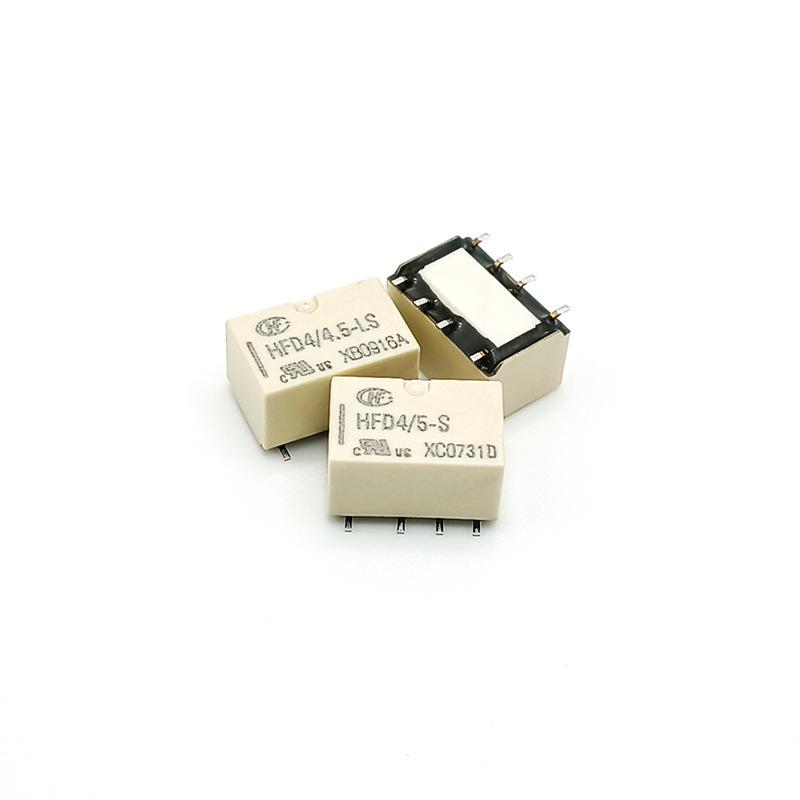 Hongfa HFD4 Series Magnetic Latching Relays: HFD4/5-L, HFD4/12-L Double Group Changeover, HFD4/3-LSR.
