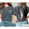 Vorder- und Rückseite Hexenhaft Feministisches 100% Baumwoll-T-Shirt Sie verbrannten keine Hexen Sie verbrannten Frauen Shirt Unisex Y2K Locker Lustiges Shirt