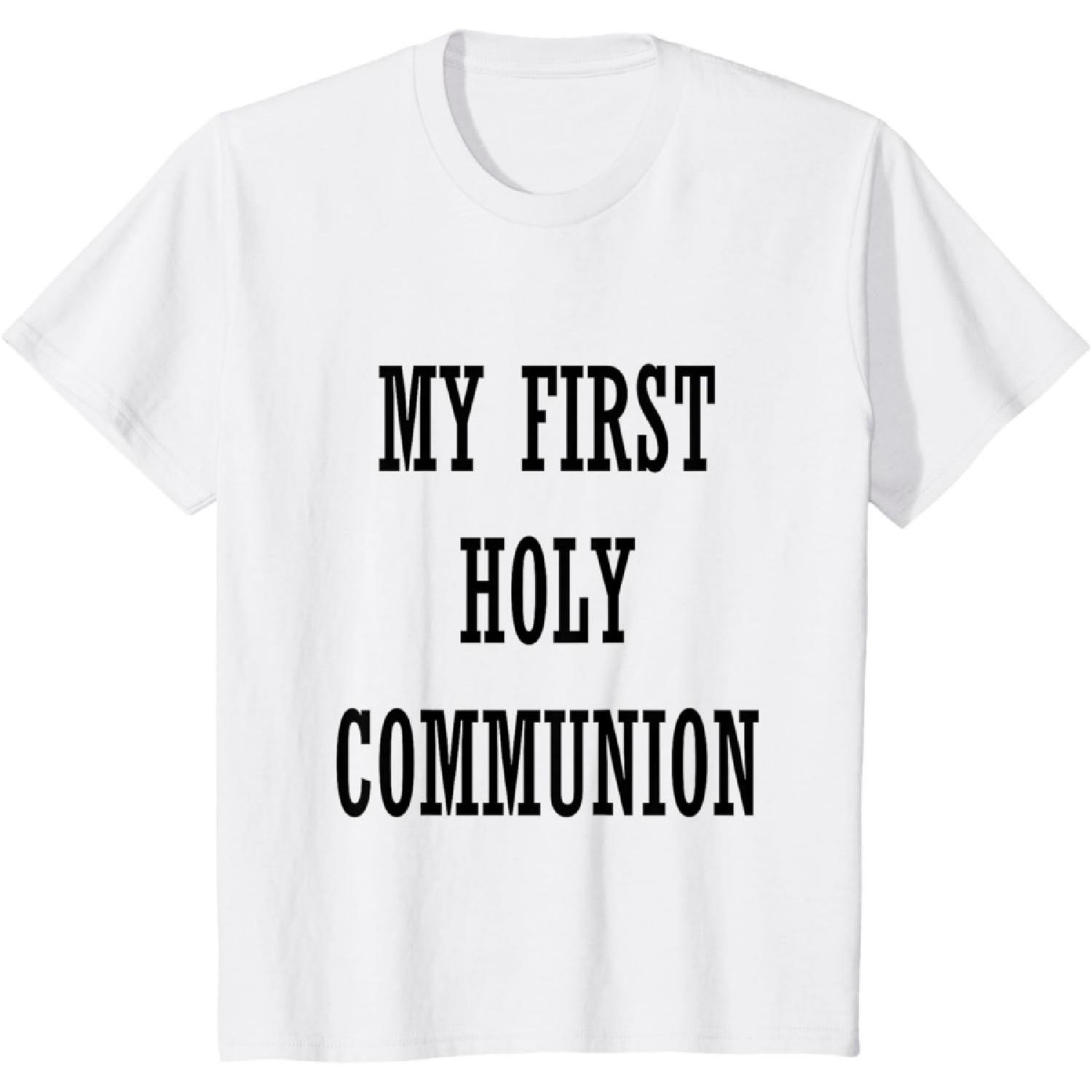 

Kids Communion Shirt My First Communion 1st Communion Boys T-Shirt XXXXXL білий