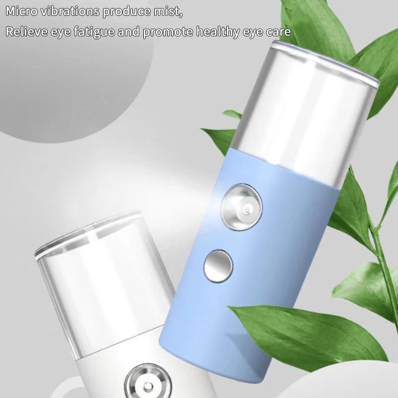 Nano Eye Mist Sprayer Electric Eye Steamer with Compress Moist Relief Dry Eyes Portable Eye Mister Drops Tool