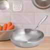Stainless Steel Frying Pan Griddle Cookware All Stoves Use Reliable Multipurpose Cooking