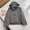 Japanische Damen Frühjahr 2025 Winddichte Kapuzenjacke - Strapazierfähig, Leicht, Wasserdicht, Lässiger Stehkragenmantel
