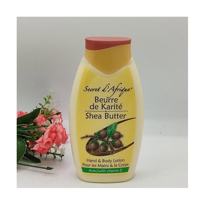 Secret d'Afrique – Lait Corporel 400ml Au Beurre De Karité – Hydratation & Nutrition