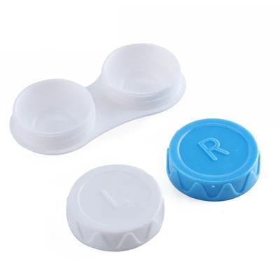 Simple Contact Lens Case Portable Women Companion Box Travel Easy Carry Storage Container Pocket Mini Contact Lens Case