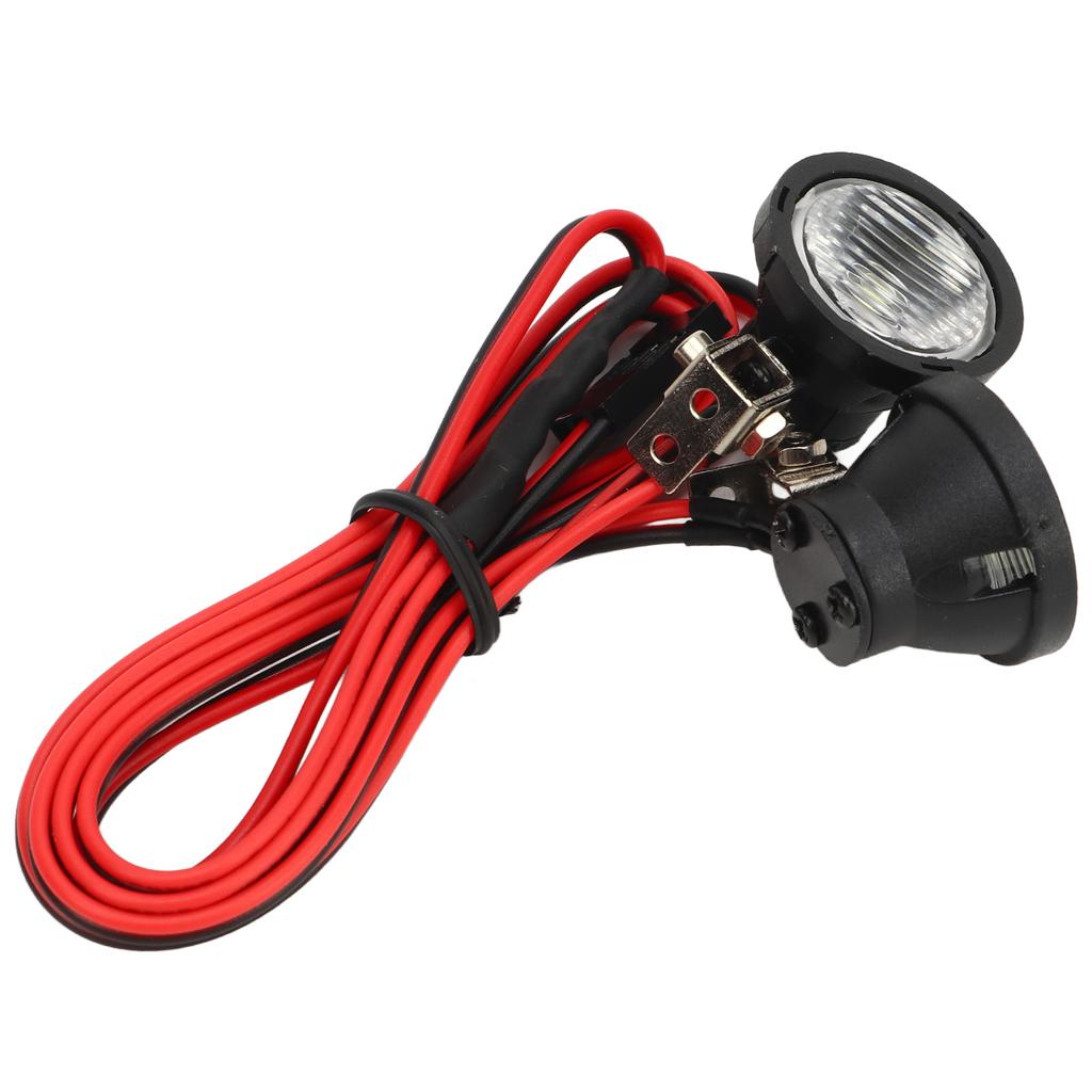 2LED RC Car Universal Headlights RC LED Roof Headlamps for 110 RC Model Crawler Cars