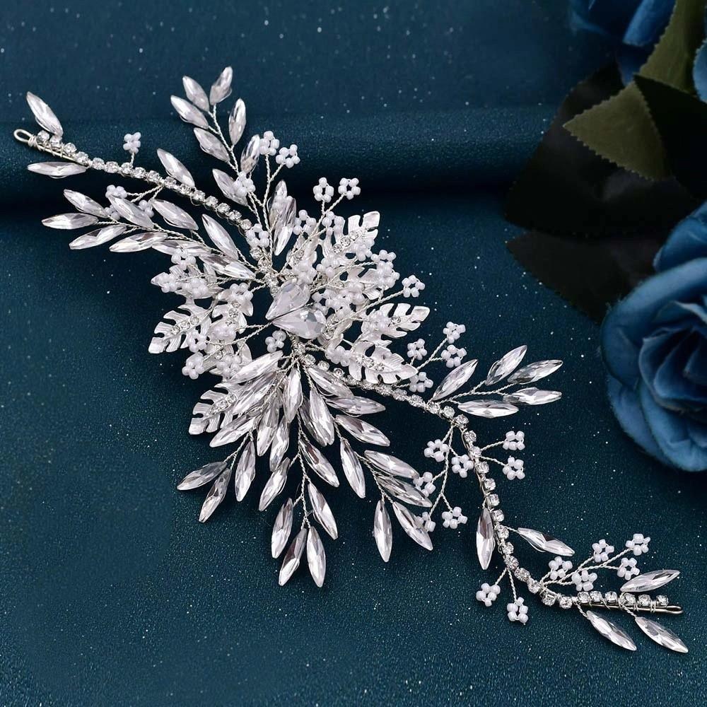 Elegant Rhinestone Hair Clip Vintage Shiny Waist Accessories Birthday Head Jewelry