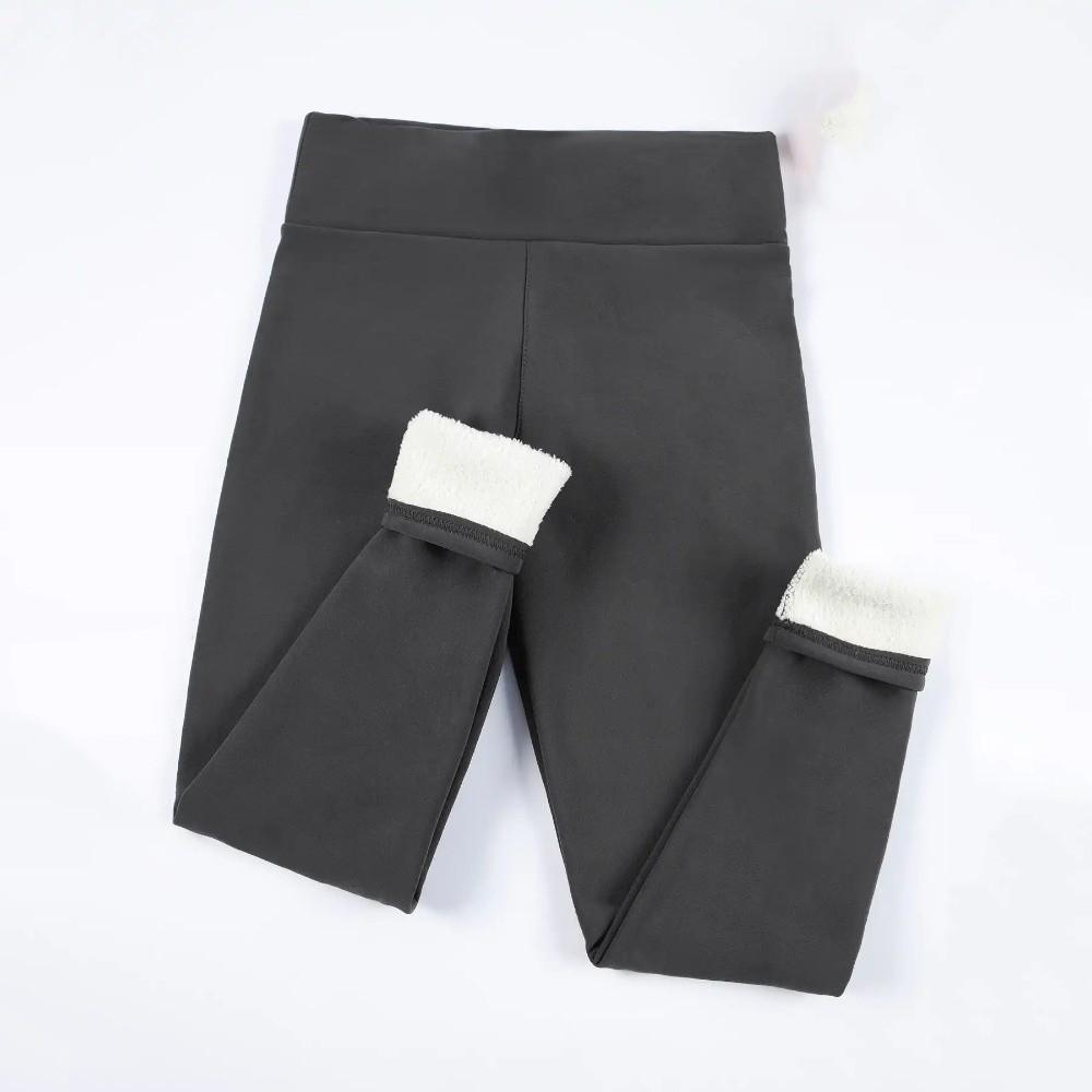 Prevent Cold Velvet Tights Elastic Warm Yoga Pilates Pants Comfortable Fleece Leggings  Women Wear