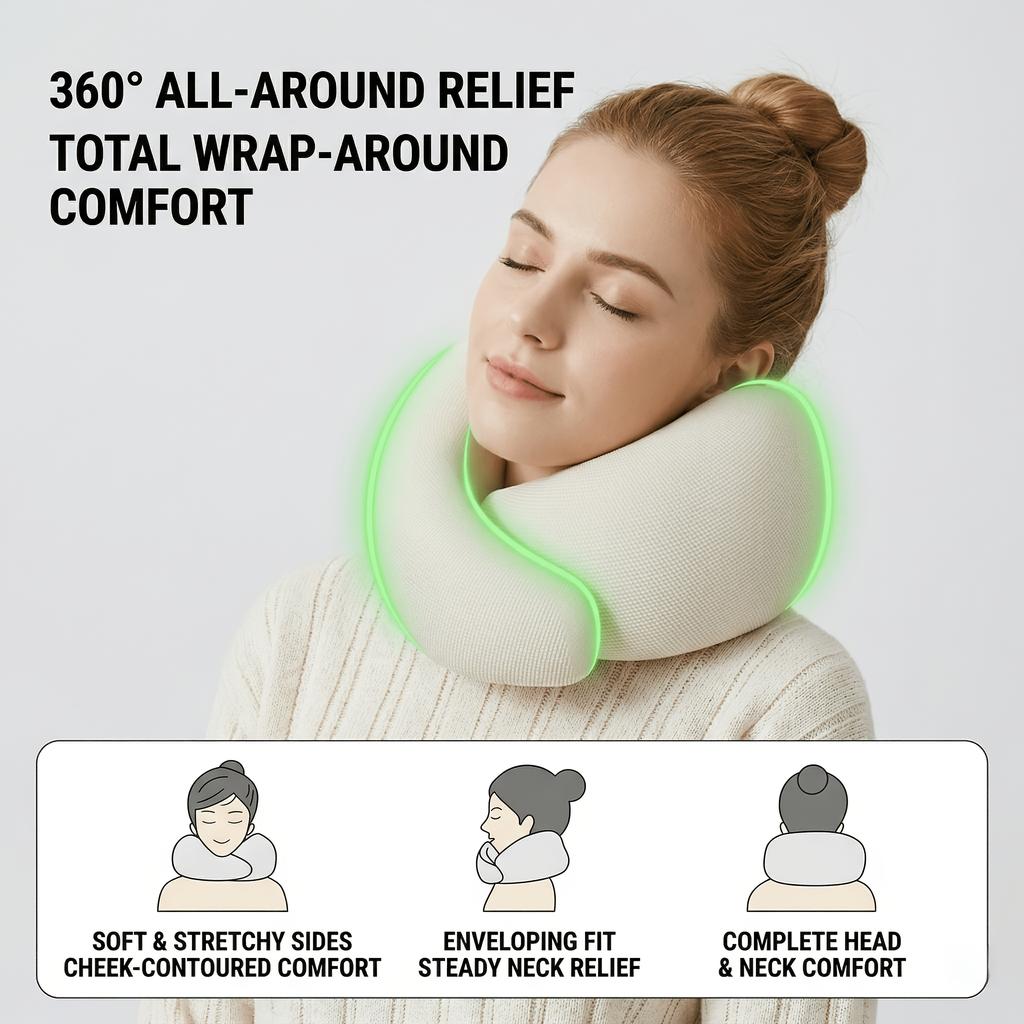U-shaped Travel Neck Pillow, Travel Pillow, Comfortable Sleep, Ergonomic Design, Suitable for Travel Planes