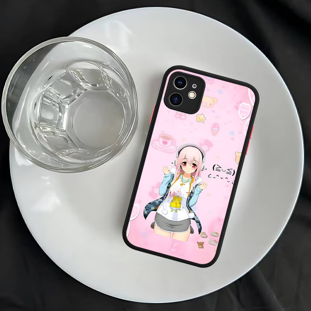 S-sUPER SONICO Phone Case For IPhone 15 14 13 12 11 Pro Max X XS MAX Plus Matte Soft Back Cover