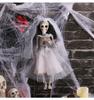 2pcs Halloween Skeleton Couple Figurine Skull Bride Groom Haunted House Halloween Decorations Halloween Party Scene Accessories