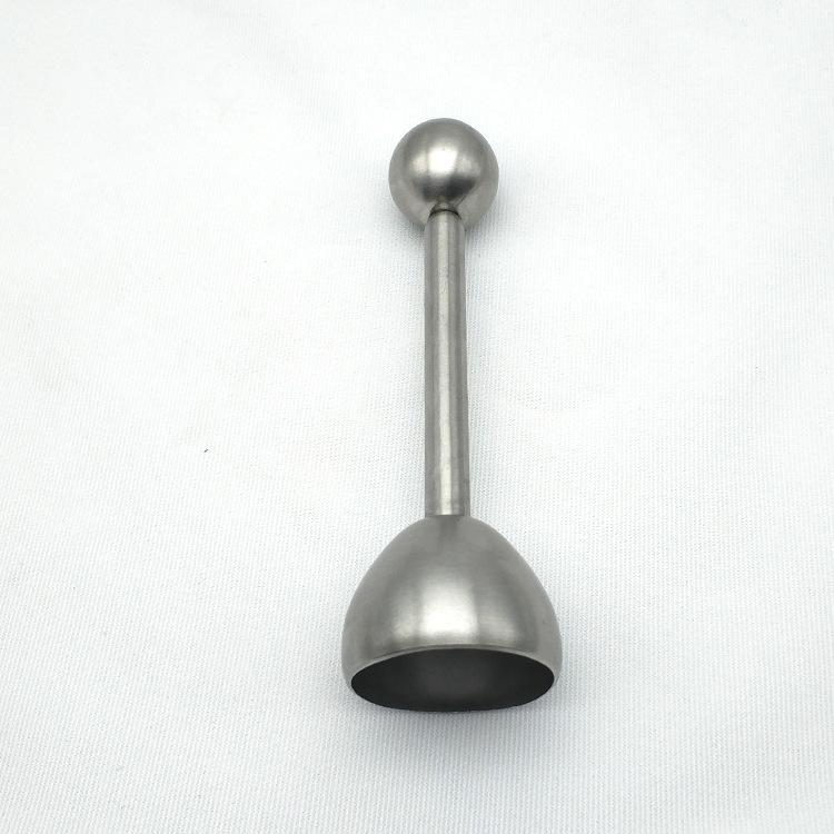 Äggöppnare i rostfritt stål Äggskalsöppnare Kreativ äggskärare Fjäderäggöppnare