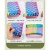 Girls Birthday Gift Handmade Diy Cloth Wallet Rainbow Weaving Loom Elastic Rope Kids Educational Toy