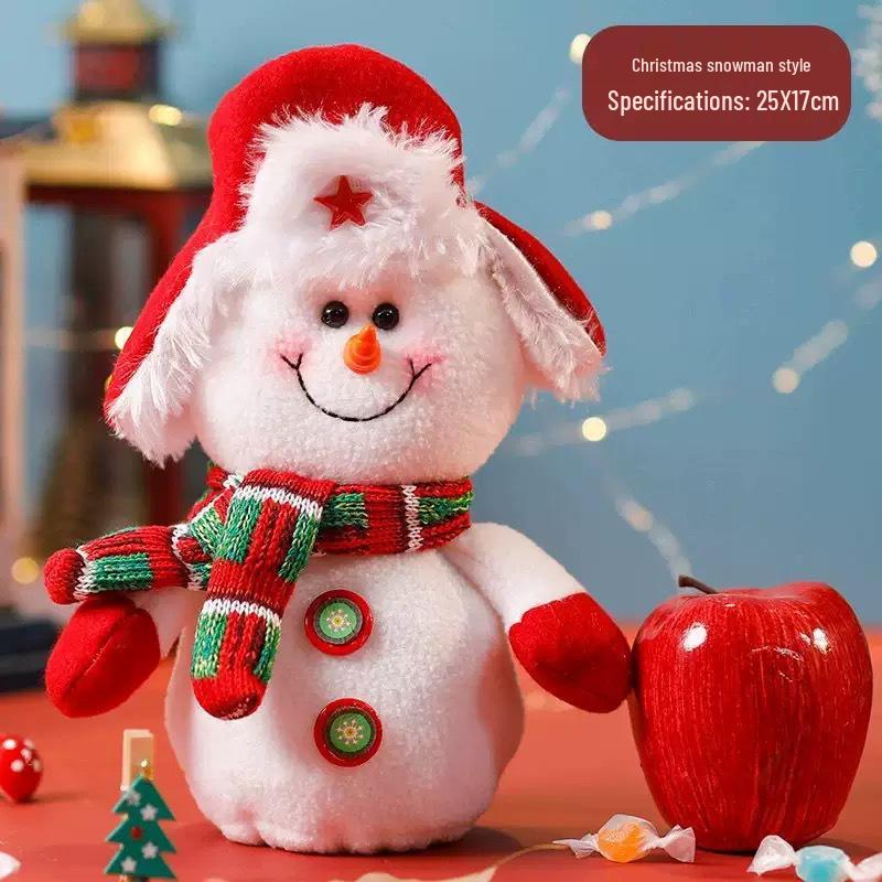Christmas Eve Gift Bag: Snowman & Santa Candy Packaging for Kids