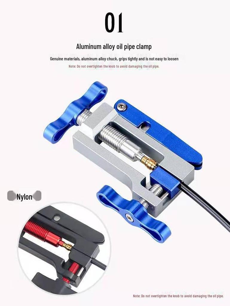Bicycle Brake Oil Needle Installation Tool and Tube Cutter