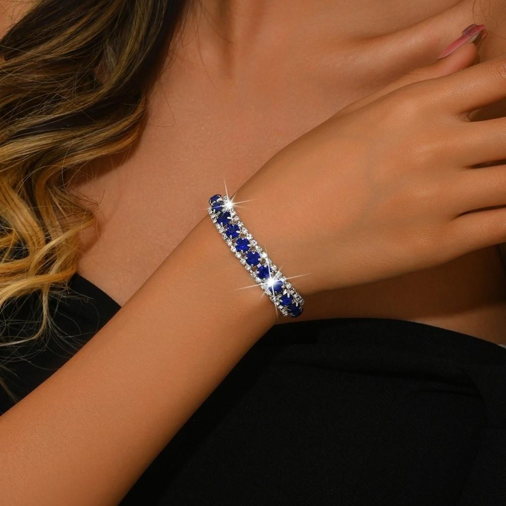 Luxury Sparkling Bracelet Decoration Women's Bracelet Rhinestone Bracelet Banquet Party